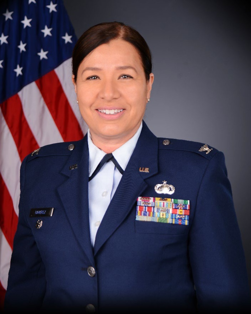 U.S. Air Force Col. Ileana Ramirez Perez, the 156th Wing deputy commander, Muñiz Air National Guard Base, Carolina, Puerto Rico, Sept. 8, 2023. (U.S. Air National Guard courtesy photo)