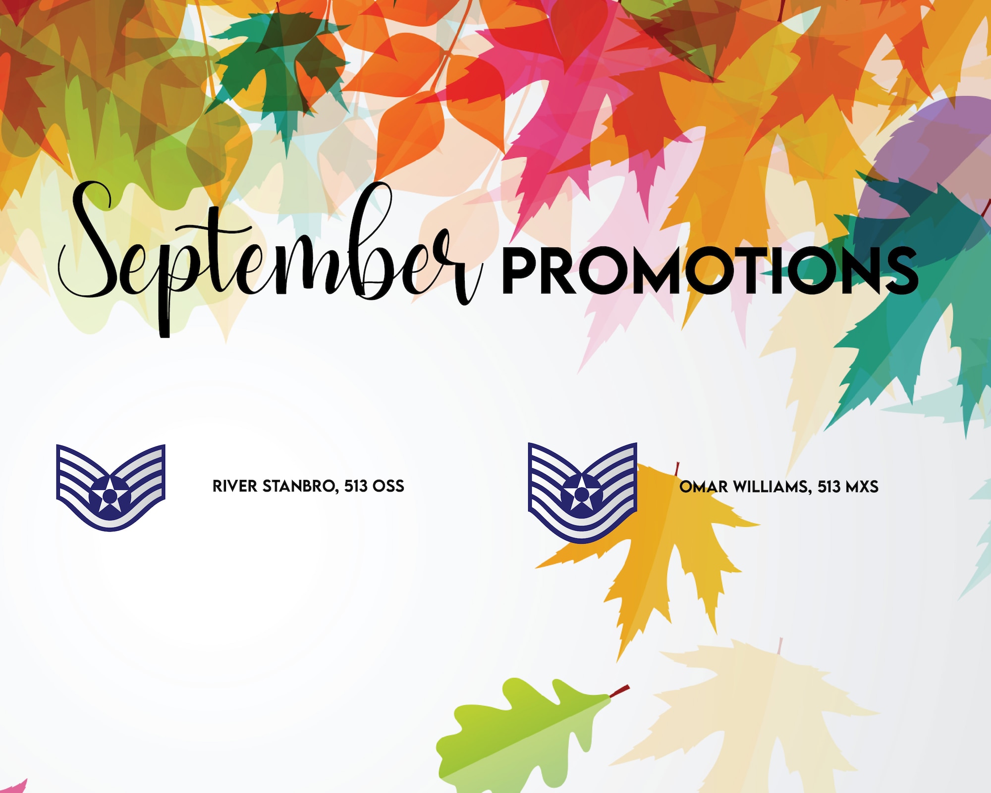 list of promotees