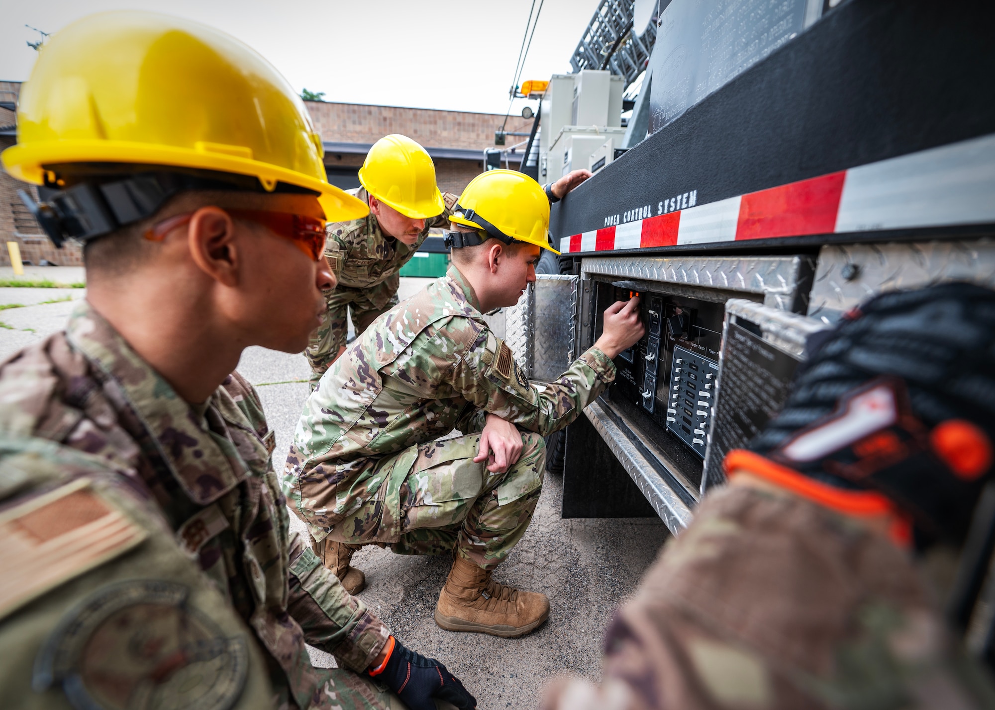 U.S. Air Force Airmen from the 210th Engineering Installation Squadron complete training on the Remote Communication Platform (RCP) in St. Paul, Minn., Aug. 6, 2023.
