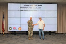 "Heroes of the Week" are recognized for going above and beyond to accomplish District missions.
