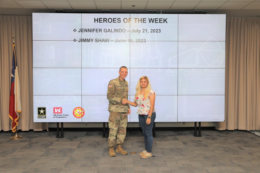 "Heroes of the Week" are recognized for going above and beyond to accomplish District missions.