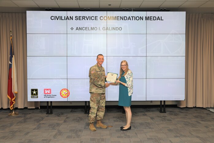 The Dept. of the Army Civilian Service Commendation Medal (formerly the Commander's Award for Civilian Service) is an honorary award presented by the U.S. Dept. of the Army to civilian employees for commendable service or achievement.
