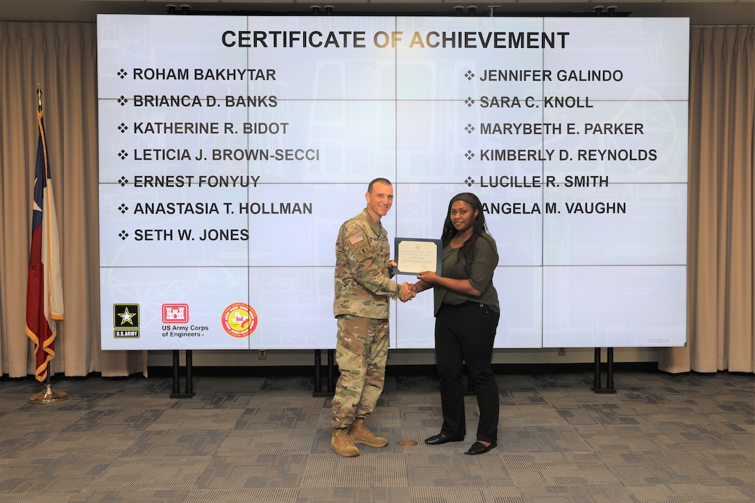 Brianca Banks was also recognized during the ceremony for 5 years of federal service.