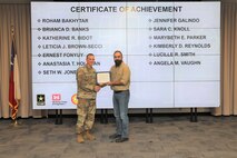Bakhtyar received the award for contributions as a hydrologist with the Water Management Section and the development of a Real Time Simulation model used to support local water control and emergency management operations for Corpus Christi.