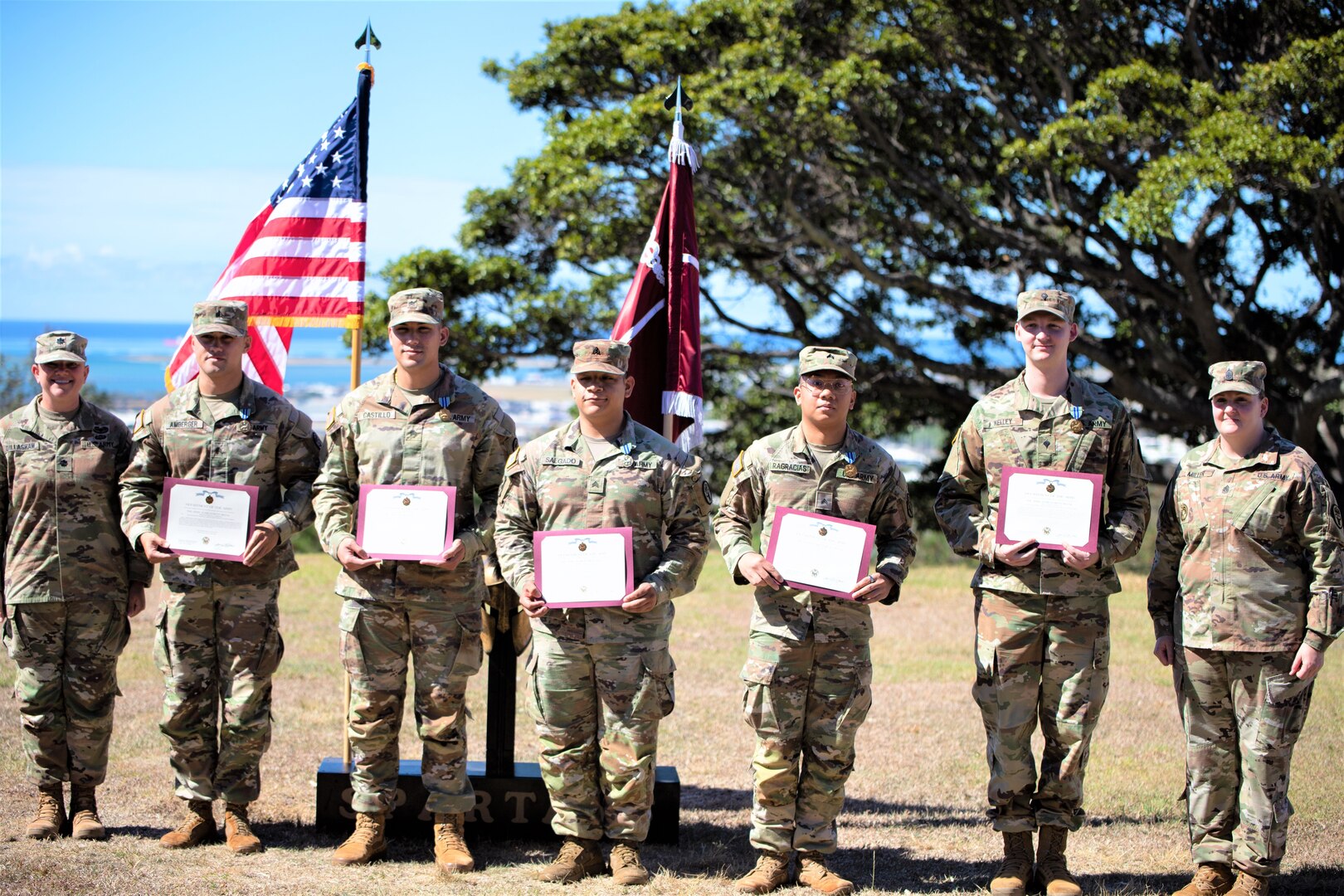 Commander, TAMC Troop Battalion, Lt. Col. Jamie L. Dillashaw presented awards of excellence to Soldiers of the TAMC Troop Battalion, September 7, 2023. The award ceremony encompassed months of Soldiers going above and beyond.