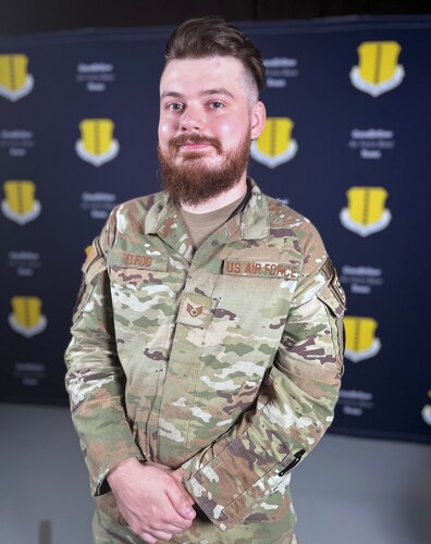 Staff Sergeant Joshua Elrod, assigned to the 316th Training Squadron, is credited with saving a family's pet from a pack of dogs, Aug. 27, 2023.