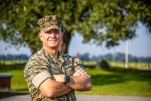 Born into a military family, Col. Matthew McKinney assumed the role of Marine Corps Logistics Base Albany's commanding officer on June 29 bursting with ideas and enthusiasm on how to move the installation forward. Much of this enthusiasm centers around strengthening the base’s bond with people they depend on both in and outside the fence line. (U.S. Marine Corps photo by Jonathan Wright)