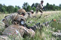 Airmen from the Pennsylvania National Guard's three Air wings participated in Exercise Iron Keystone Aug. 4 to 6 at Fort Indiantown Gap, Pa. (U.S. Air National Guard photo by Tech. Sgt. Ted Nichols)