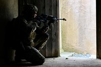 Airmen from the Pennsylvania National Guard's three Air wings participated in Exercise Iron Keystone Aug. 4 to 6 at Fort Indiantown Gap, Pa. (U.S. Air National Guard photo by Tech. Sgt. Ted Nichols)