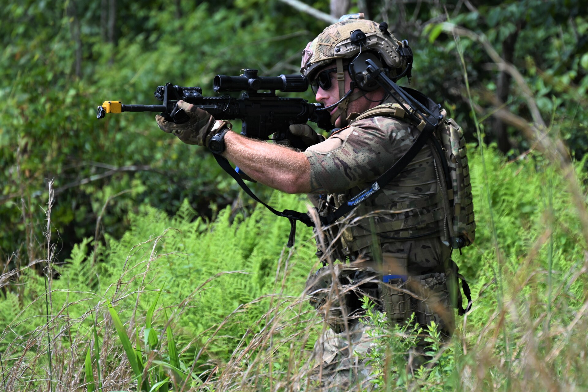 Airmen from the Pennsylvania National Guard's three Air wings participated in Exercise Iron Keystone Aug. 4 to 6 at Fort Indiantown Gap, Pa. (U.S. Air National Guard photo by Tech. Sgt. Ted Nichols)