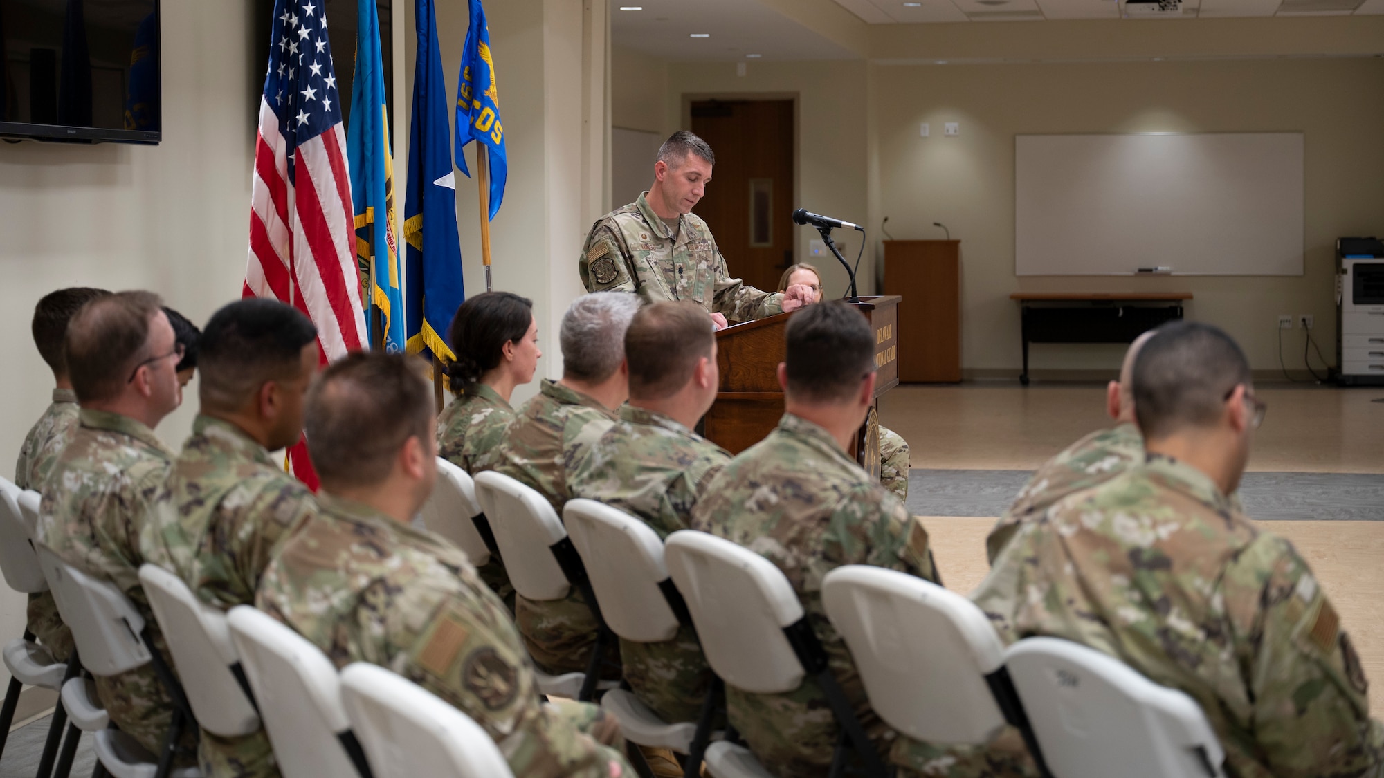 166th Cyber Operations Squadron were recognized for their accomplishments at a ceremony held at the Delaware National Guard Joint Force Headquarters