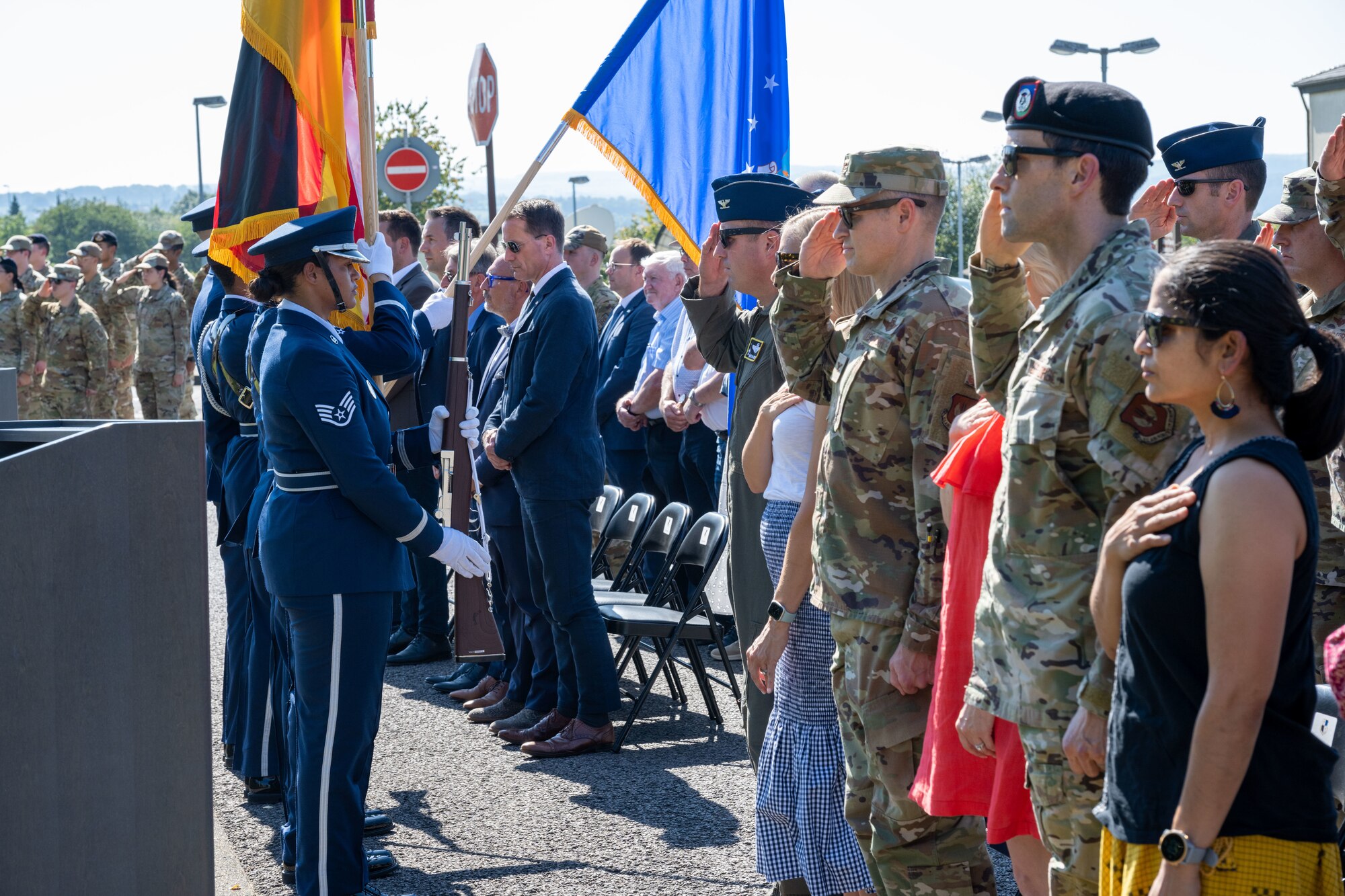 Spangdahlem hosts a 9/11 Remembrance ceremony to honor those who were taken during the terrorist attacks on Sept. 11, 2001.