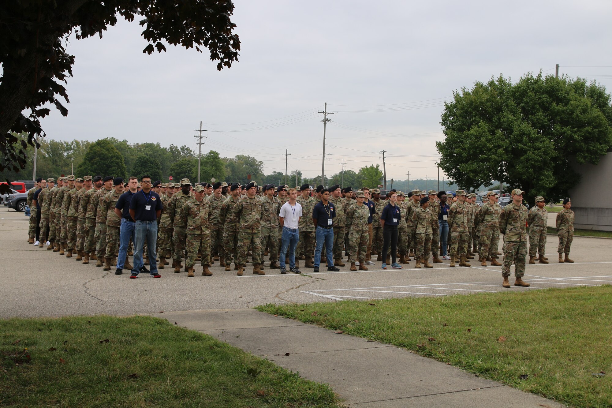 445th Reserve Citizen Airmen came together Sept. 10, 2023 at Heritage Park outside Bldg 4010 to reflect and honor those who lost their lives during the tragic events of Sept. 11, 2001.