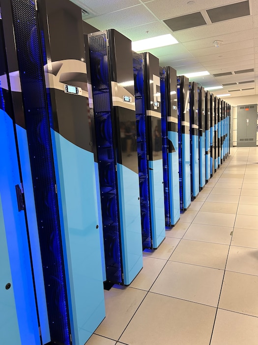 The Raider supercomputer, or FY21 technology insertion, or TI-21, system is part of the DOD High Performance Computing Modernization Program and is housed at Wright-Patterson Air Force Base, Ohio. The supercomputer is a national resource with the Air Force, Army and Navy as its biggest customers. Recently, the Air Force Research Laboratory’s Digital Capabilities Directorate placed an order for the next supercomputer, which will be delivered in 2024. The next two systems to be installed are the TI-23 Flyer and TI-23 Raven will operate as unclassified and classified systems, respectively. (U.S. Air Force photo / Aleah M. Castrejon)