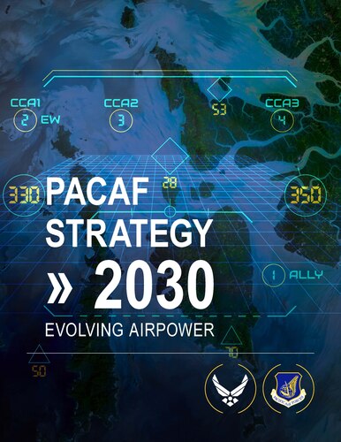 Graphic highlighting the Pacific Air Forces Strategy 2030