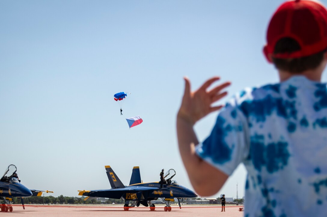 Members of a Czech Delegation including Czech Armed Forces, and Nebraska National Guard leadership came to Nebraska to participate in the airshow this year in celebration of 30 years of partnership with Nebraska and Texas through the Department of Defense’s State Partnership Program Aug. 26, 2023.