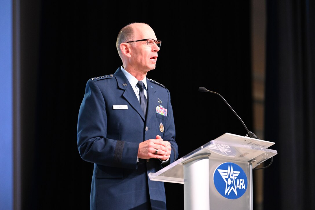 Richardson speaking at AFA