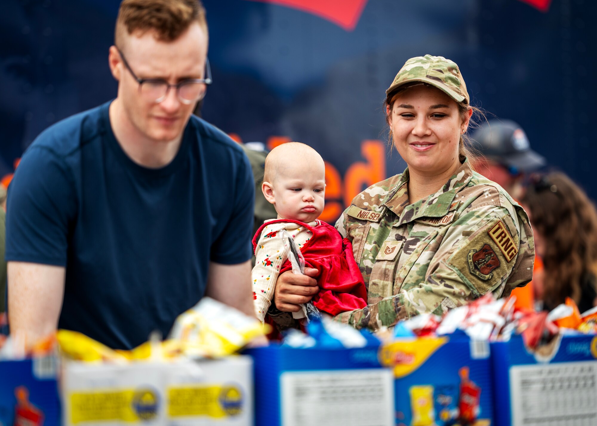 U.S. Air Force Airmen from the 133rd Airlift Wing and their families and friends participate in Family Day activities in St. Paul, Minn., Sept. 10, 2023.