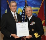 Dr. Brian Houston receives Arthur E. Bisson Prize for Naval Technology Achievement Award