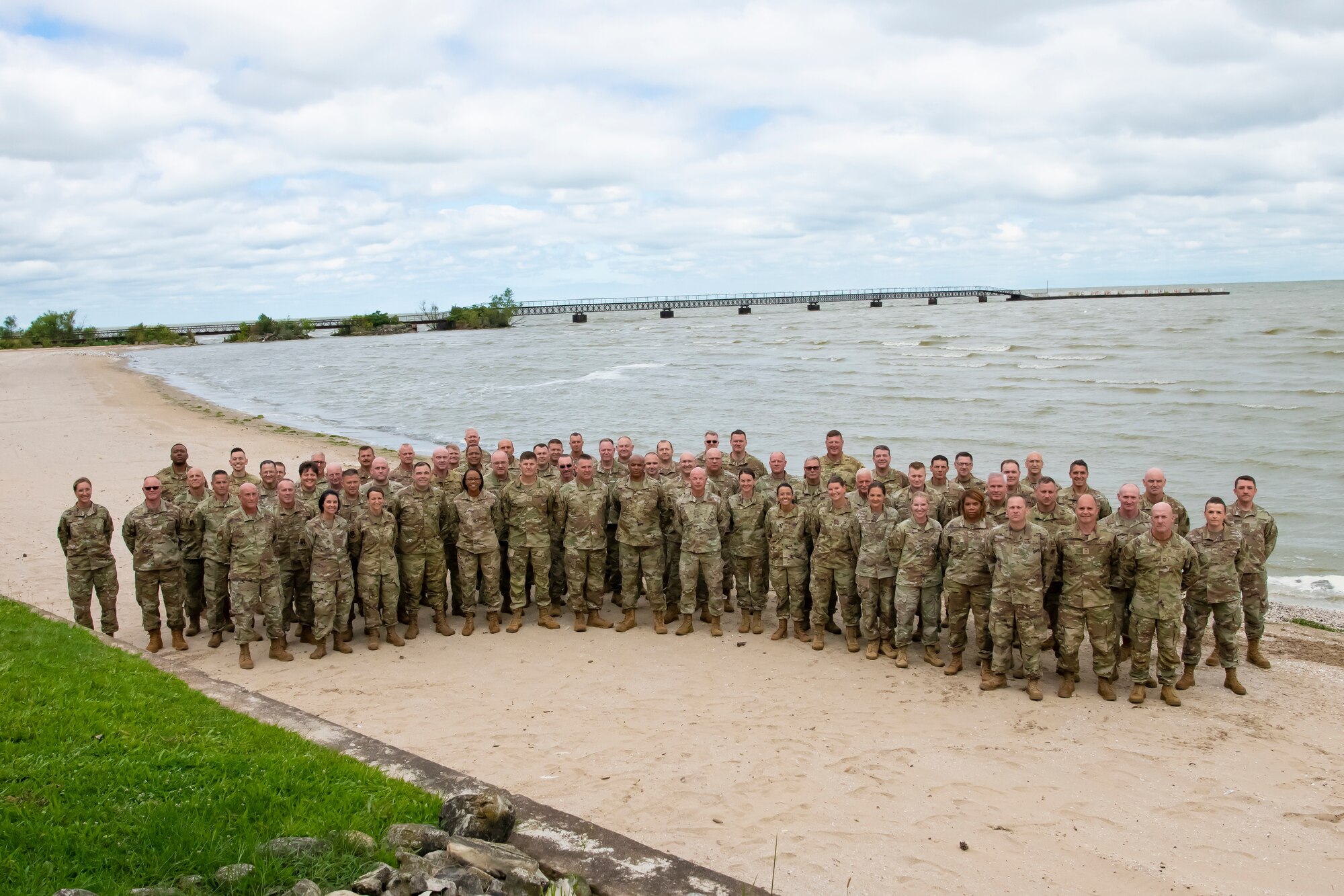 Chief Master Sgt. Troy R. Taylor, State Command Chief, Ohio Air National Guard, host the 2023 'Chief's Huddle' at Camp Perry, Ohio, Aug. 30, 2023.