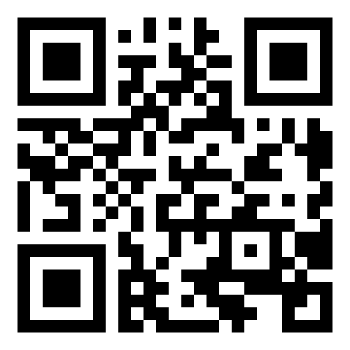 a black and white QR code