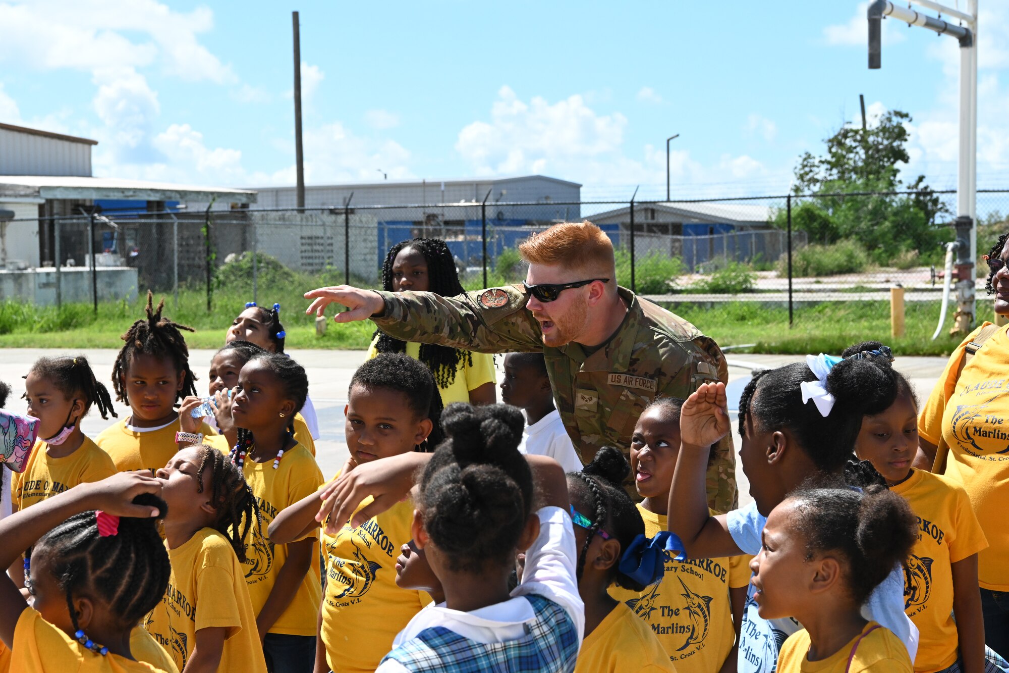 Dillon was part of Air Force Recruiting Service’s Aviation Inspiration Mentorship (AIM) High program which provides students with experienced U.S. Air Force aviators and mentors. (U.S. Air Force photo by Capt. Danielle Hudson)