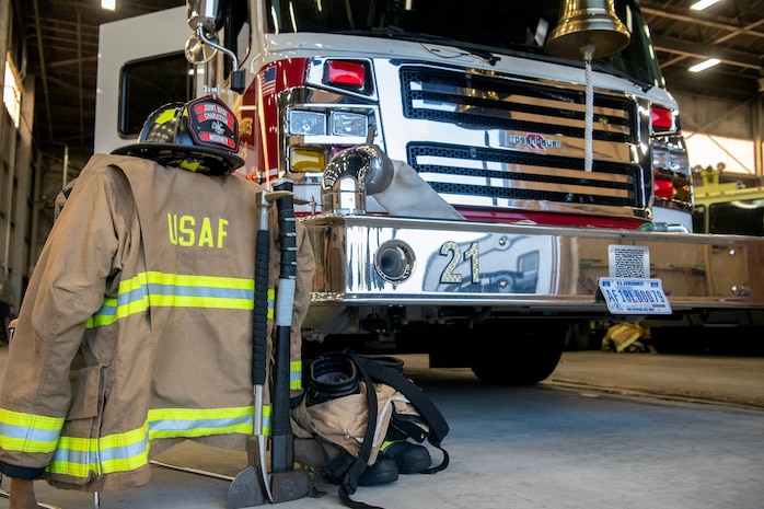 Photo of 628th Civil Engineer Squadron fire house.