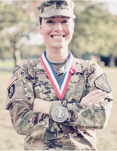 Sgt. 1st Class Sarah Braun recently graduated with he Bacholer's Degree in Leadership from Trident University.