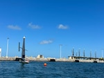 Commercial operators deploy Saildrone Voyager Unmanned Surface Vessels (USVs) out to sea in the initial steps of U.S. 4th Fleet’s Operation Windward Stack during a launch from Naval Air Station Key West’s Mole Pier and Truman Harbor, Sept. 13, 2023. Operation Windward Stack is part of 4th Fleet’s unmanned integration campaign, which provides the Navy a region to experiment with and operate unmanned systems in a permissive environment, develop Tactics, Techniques, and Procedures (TTPs) against near-peer competitors, and refine manned and unmanned Command and Control (C2) infrastructure, all designed to move the Navy to the hybrid fleet.