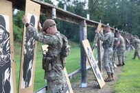 U.S. Soldiers and Airmen, assigned to the Pennsylvania, New Jersey, Delaware, Maryland, West Virginia, Virginia and the District of Columbia National Guards, participate in the Marksmanship Advisory Council’s Region II Marksmanship Sustainment Exercise at Fort Indiantown Gap, Aug. 25, 2023.