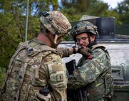 Army Reserve Soldiers train on civil operations during Saber Junction 23