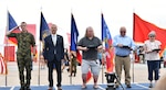 The families of three American servicemembers with Nebraska ties are honored for the roles they played in liberating Czechoslavakia at the end of World War II by Lt. Gen. Karel Rehka, Chief of Defense of the Czech Armed Forces, and 1st Deputy Minister of Defense Frantisek Sulc.