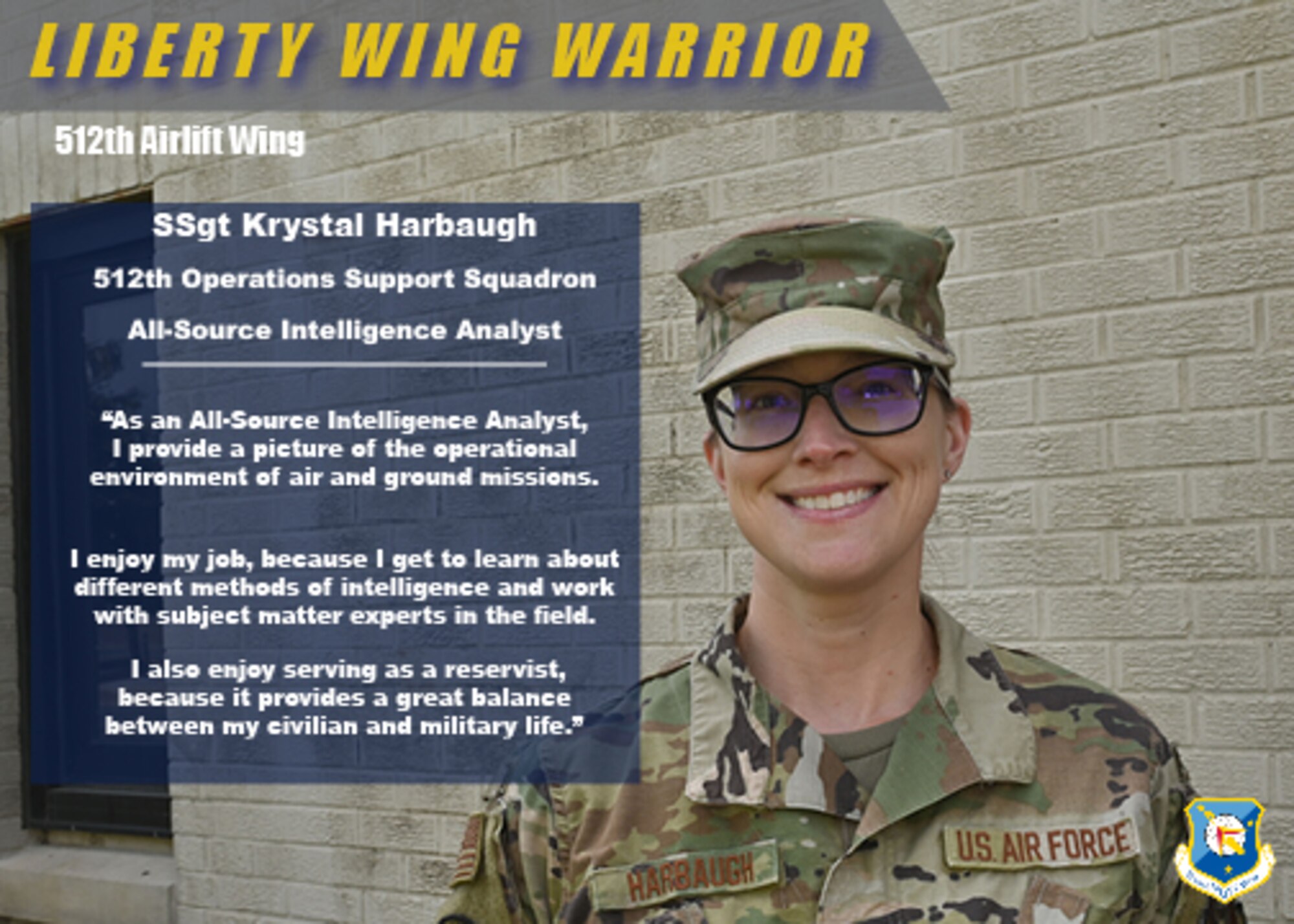 Liberty Limelight: Staff Sgt. Krystal Harbaugh