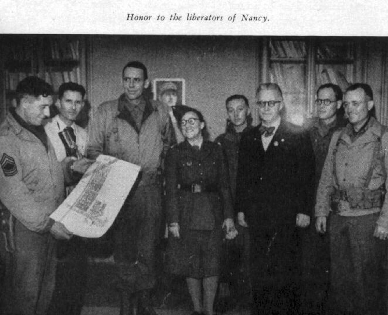 This photo was taken shortly after the liberation of the city of Nancy, France, on Sept. 15, 1944.