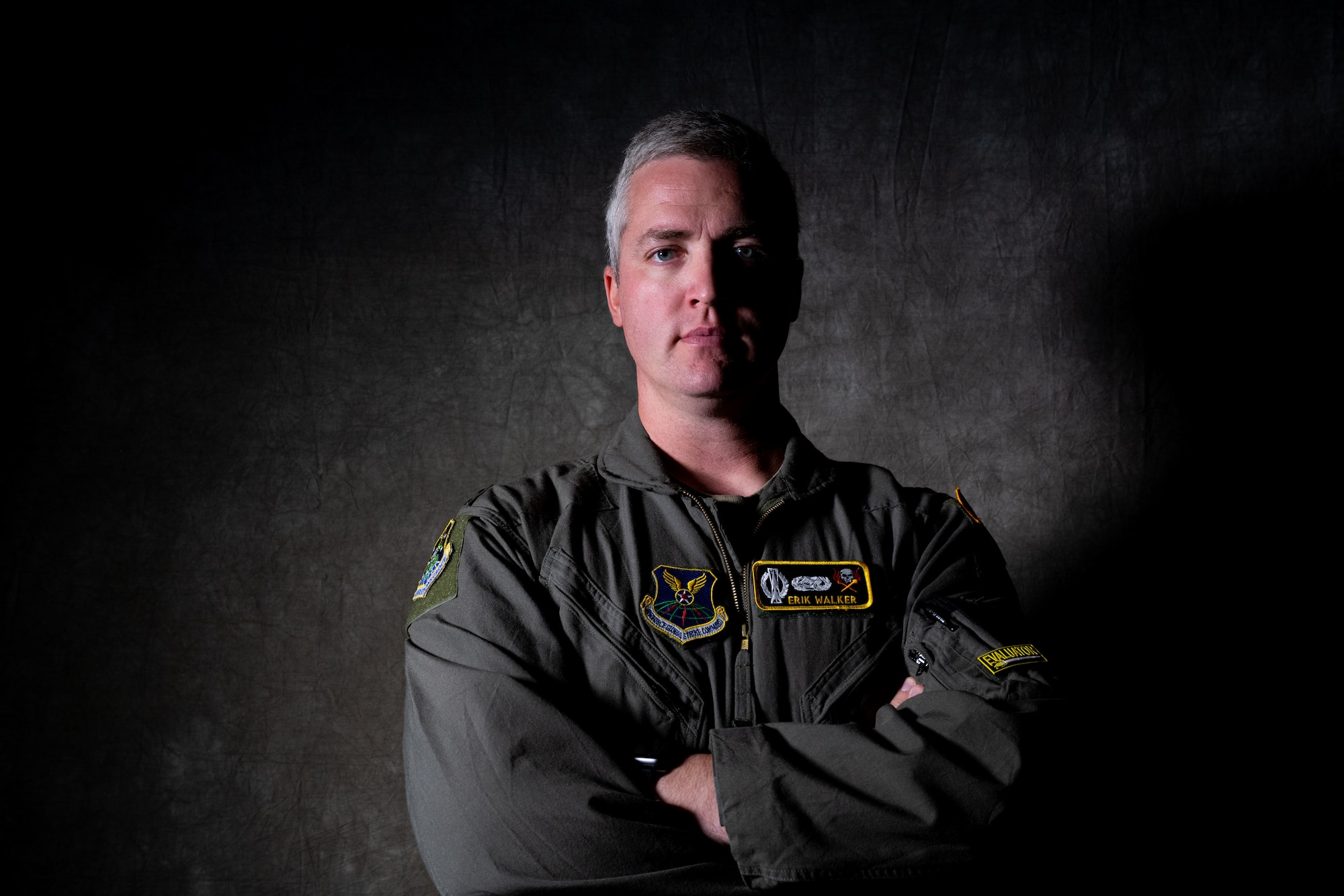 U.S. Air Force Capt. Erik Walker, 742nd Missile Squadron instructor poses for a photo Sept. 09, 2023 at Minot, North Dakota. Walker helped an injured woman who was involved in a motorcycle accident on Aug. 28, 2023. (U.S. Air Force photo by Airman 1st Class Trust Tate)