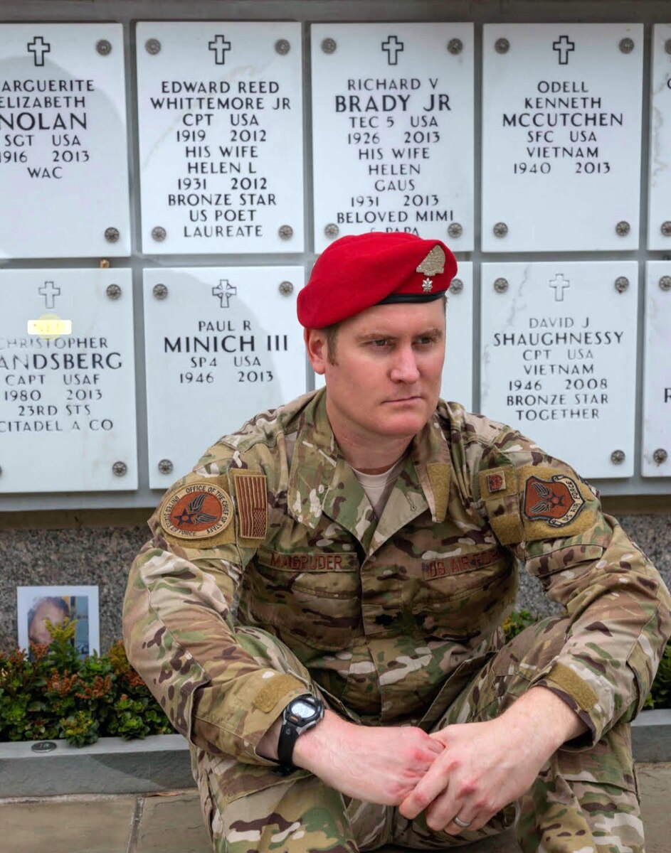 Daniel Magruder at Arlington National Cemetery