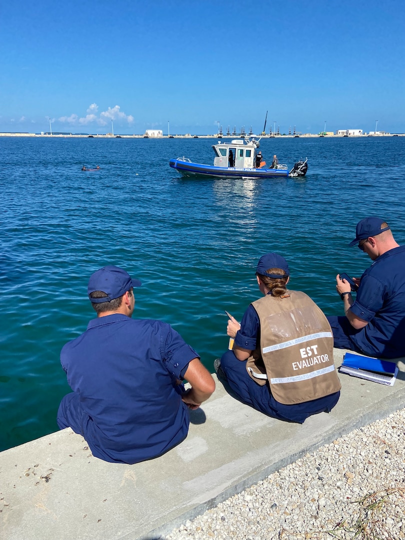 Members of agencies forming the Florida Keys Area Maritime Security Committee completed a full-scale security exercise in the Port of Key West, Thursday.    


The exercise focused on a simulated a mass rescue operation in coordination with a local passenger ferry.  


During the exercise, agency members practiced rescue and recovery of people in the water, transport, and care of those who were critically injured, accounting for all brought ashore, verifying security increases at local waterfront facilities, and crisis communications.