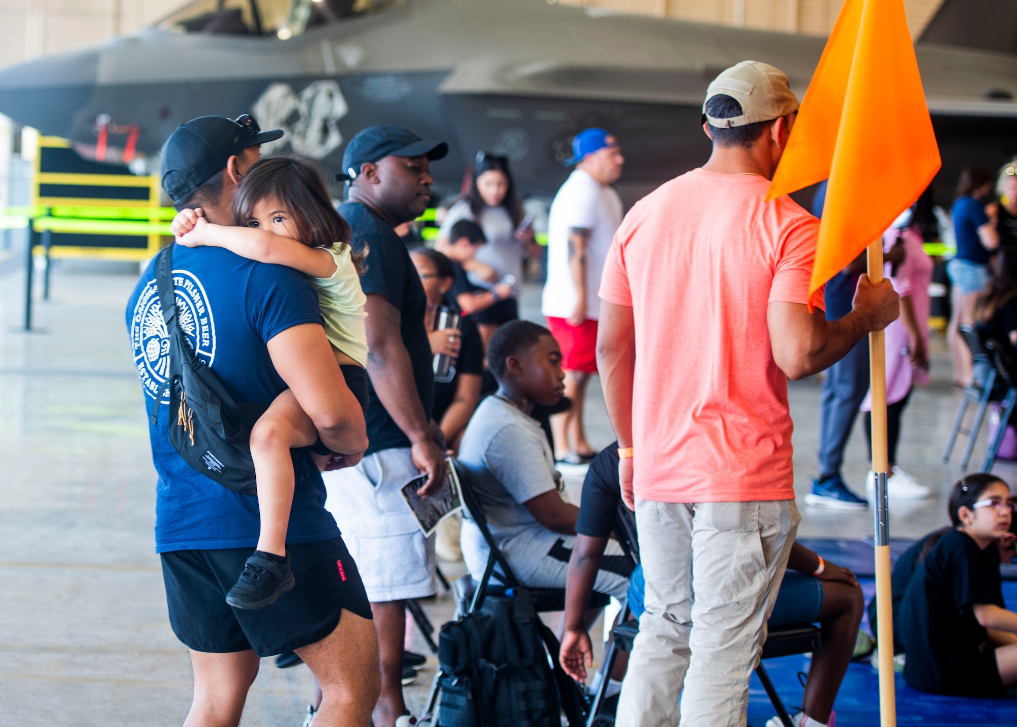 U.S. Military children prepare for the 15th annual Operation KIDS event Sept. 9, 2023, at Luke Air Force Base, Arizona.