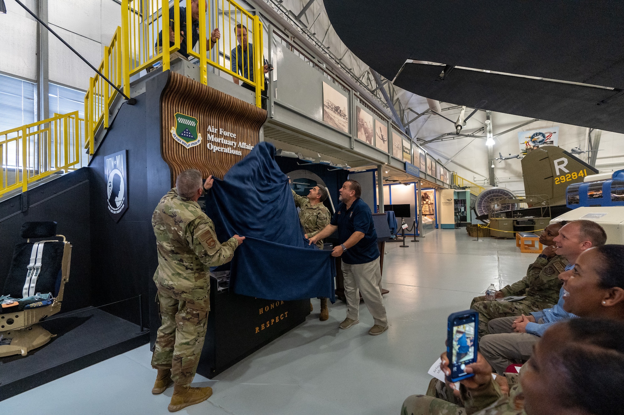 Museum exhibit unveiling