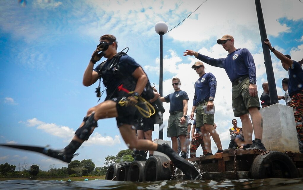 Pacific Partnership 2023 diver training.
