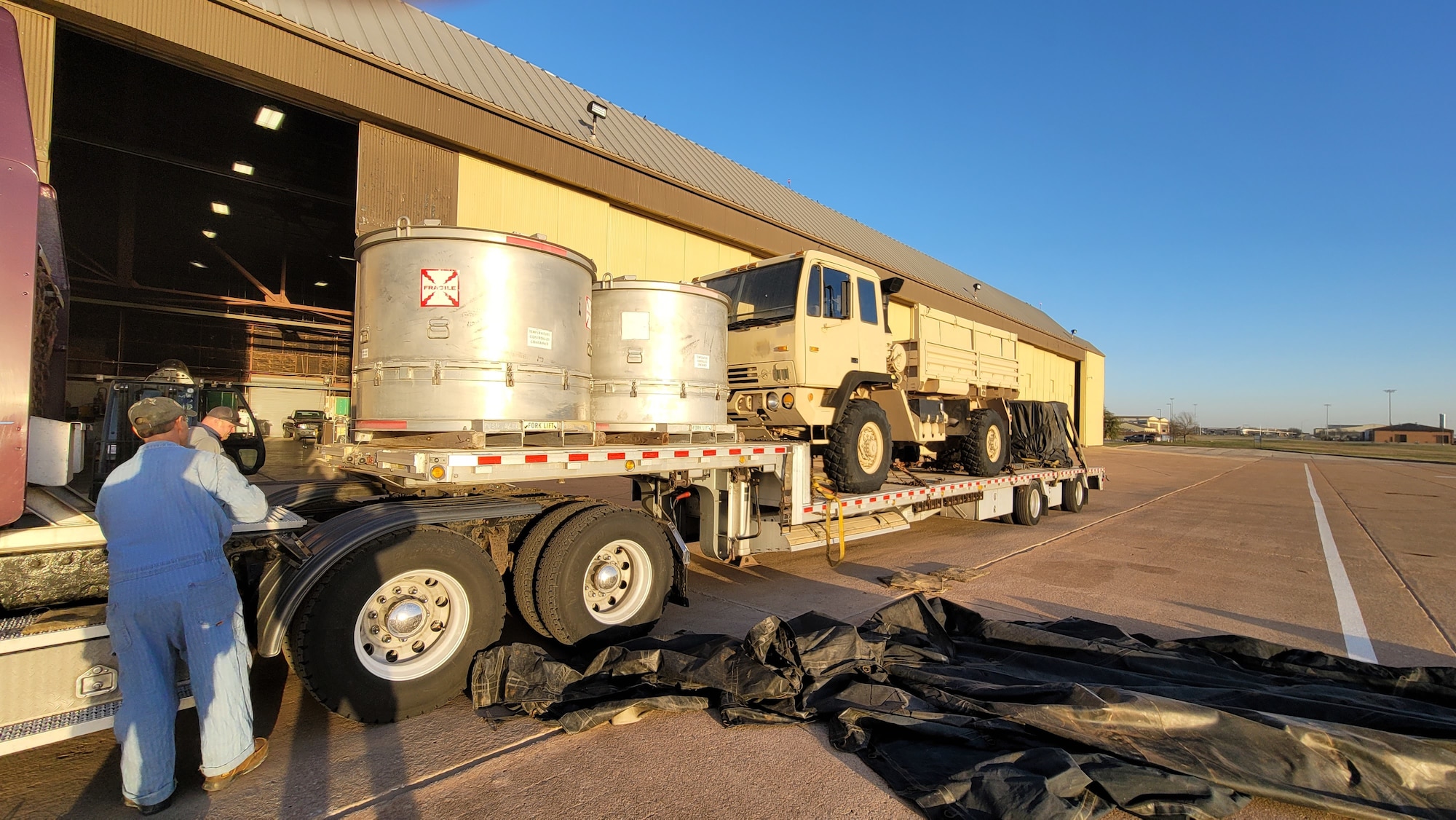 PSRE parts arrive at the 82d Training Support Squadron February, 2023 at Sheppard Air Force Base. The 82d TRSS used the parts to make training equipment for three forward training detachments.