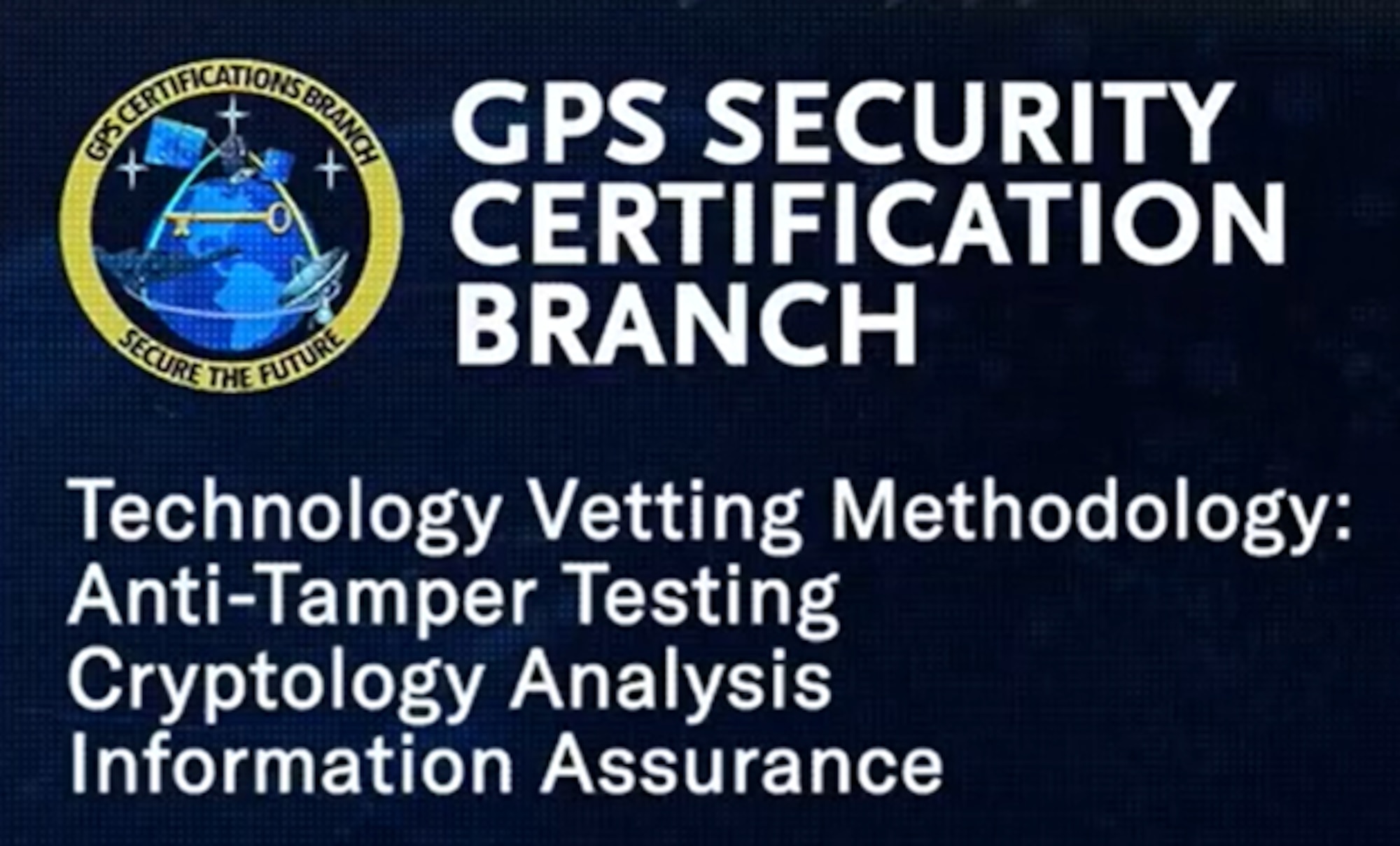 GPS Security Certification Branch