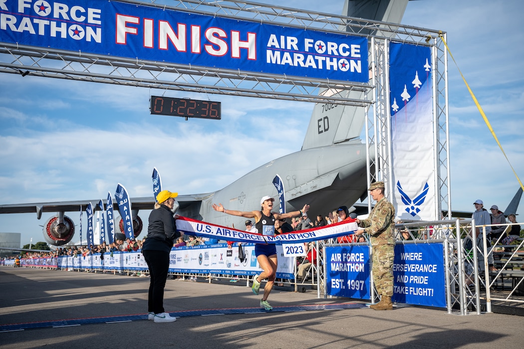 Johnston wins women's half marathon first place