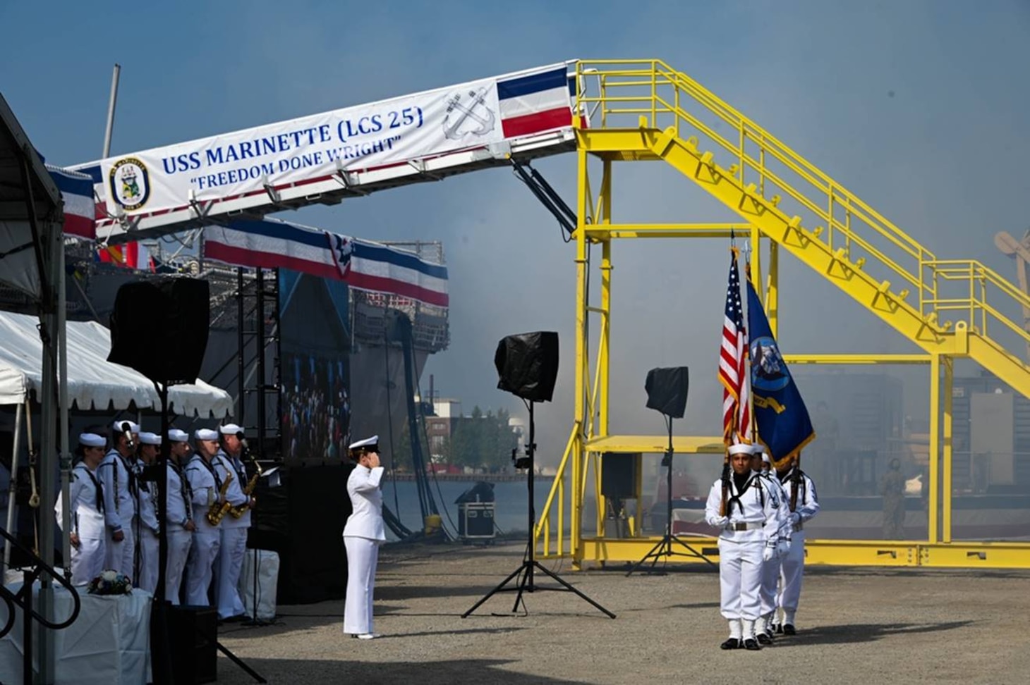 USS Marinette (LCS 25) Commissions the Wright Way