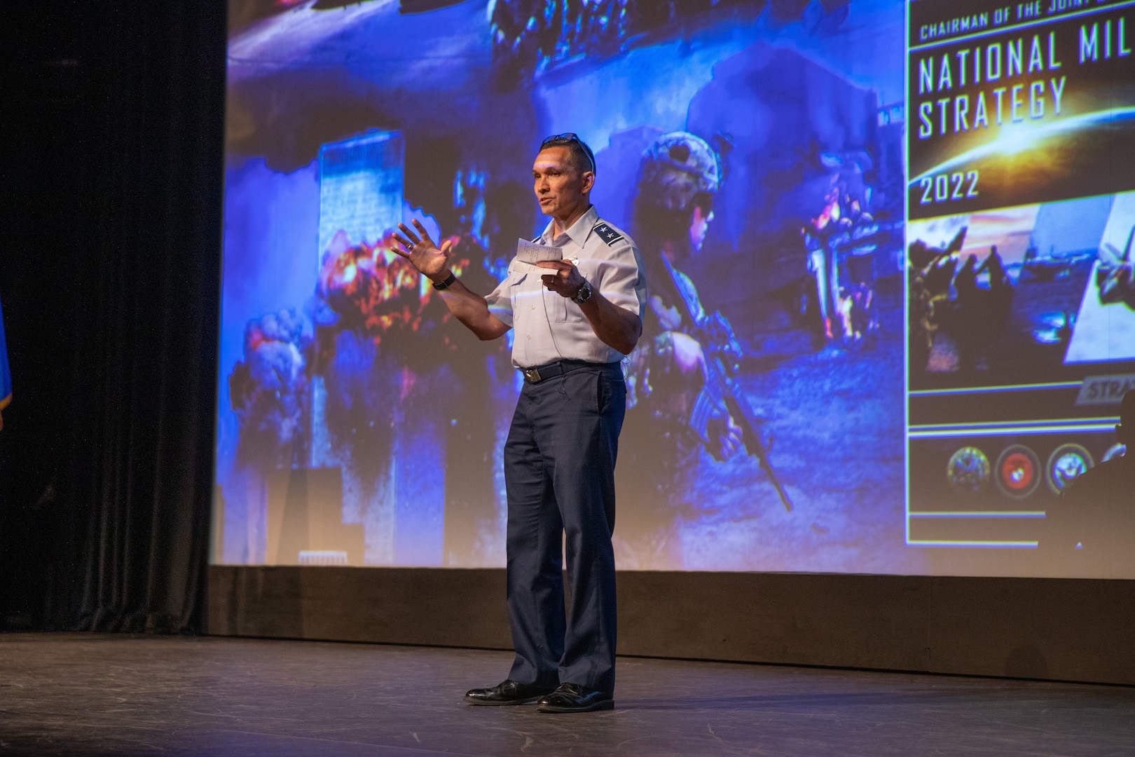 16th Air Force deputy commander celebrates the Air Force’s 76th birthday with Texas A&M JROTC