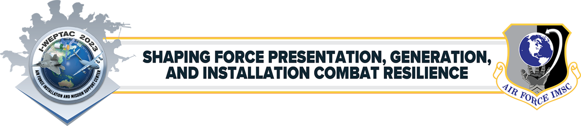 The Air Force Installation and Mission Support Center has announced its 2023 Installation and Mission Support Weapons and Tactics Conference topics, and four Mission Area Working Groups are well on their way to finding solutions to the Department of the Air Force’s biggest agile combat support challenges. Held annually, I-WEPTAC examines fundamental installation and mission support challenges to identify deficiencies, shortfalls and developmental gaps that limit DAF’s ability to execute and operate efficiently. Focused on Shaping Force Presentation, Generation and Installation Combat Resilience, this year’s topic out-briefs take place Oct. 4. (U.S. Air Force graphic by Greg Hand).