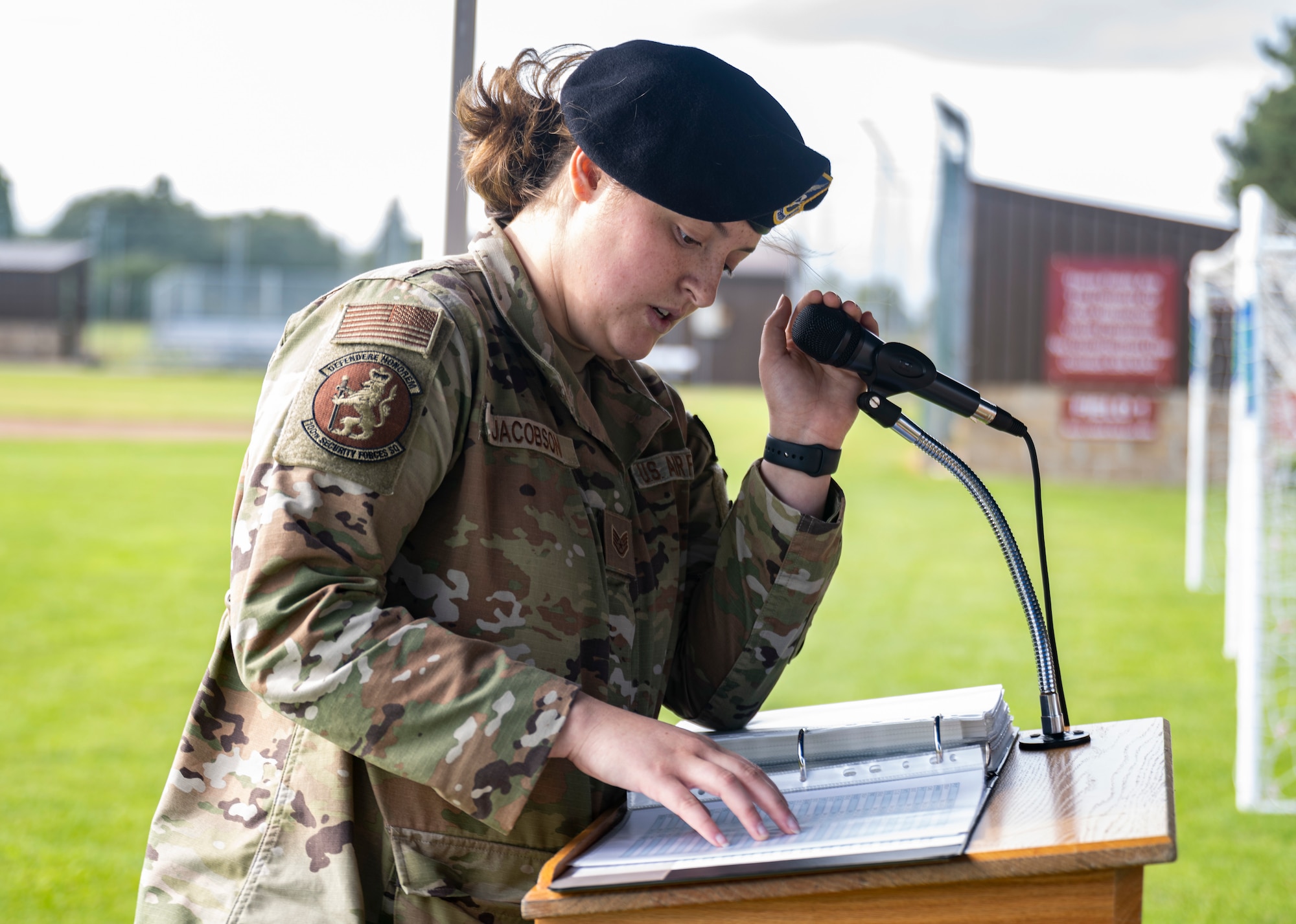 RAF Mildenhall held a vigil for POW/MIA Remembrance Week to honor and remember prisoners of war (POWs) and those missing in action (MIAs).