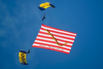 Leap Frogs perform during the 2023 NAS Oceana Air Show.