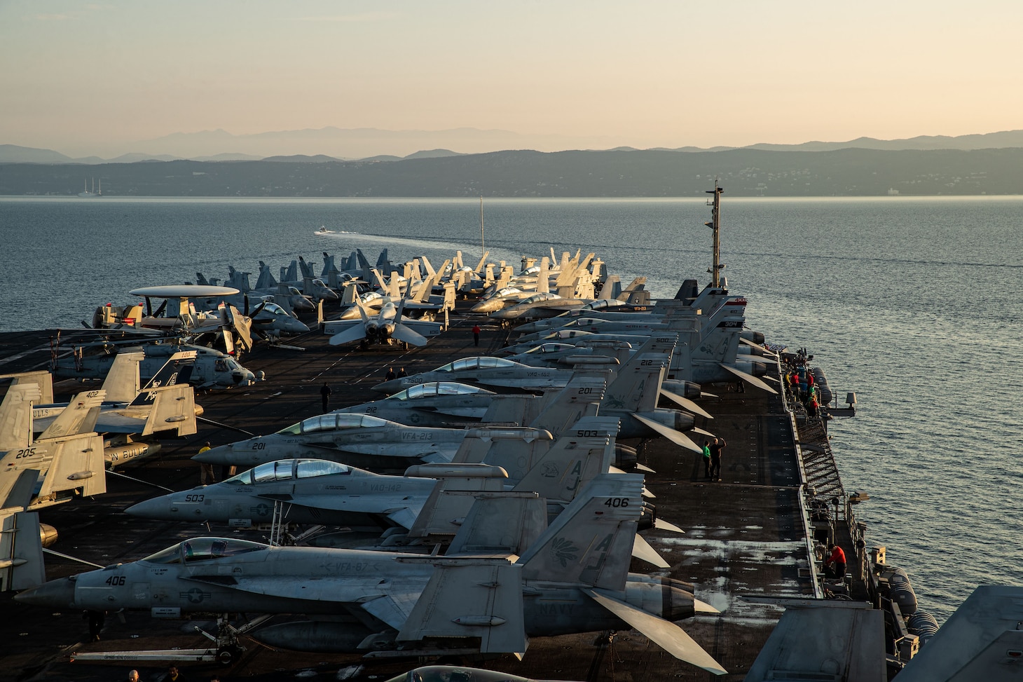 The World’s Largest Aircraft Carrier Arrives in Trieste > United States Navy > News Stories