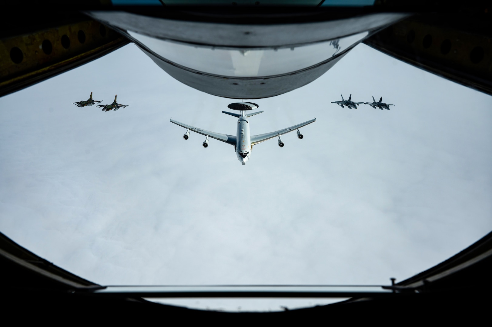 NORAD aircraft fly in support of Operation NOBLE DEFENDER
